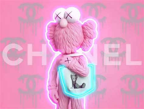 chanel x kaws